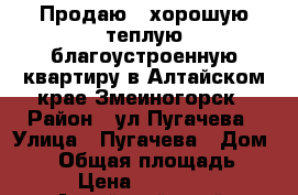 Продаю   хорошую теплую благоустроенную квартиру в Алтайском крае Змеиногорск › Район ­ ул Пугачева › Улица ­ Пугачева › Дом ­ 24 › Общая площадь ­ 60 › Цена ­ 990 000 - Алтайский край, Змеиногорск г. Недвижимость » Квартиры продажа   . Алтайский край